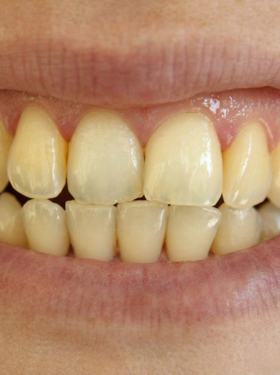 Yellow teeth example
